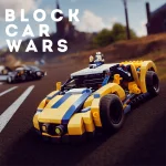 Block Car Wars Brick Car Crash MOD APK
