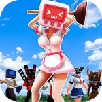Camera TV Monster: War Games MOD APK
